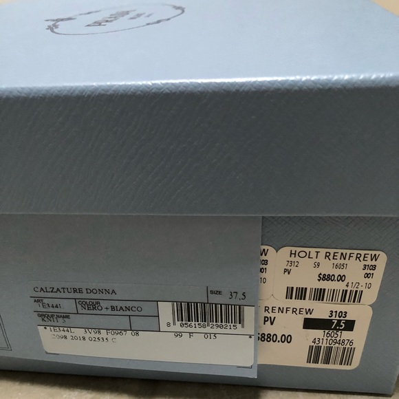 LIKE NEW Prada XY Knit Sneakers - Picture 10 of 15